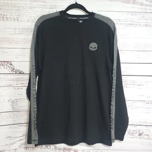 Harley Davidson Willie G Skull Long Sleeves Pullover L Heavy Shirt No Tags A26 - Picture 1 of 7