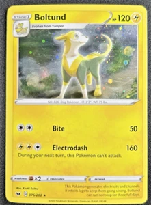 Pokémon TCG Boltund 076/202 Promo Kosmos Holo Rare Knock Out Sammlung - Bild 1 von 2