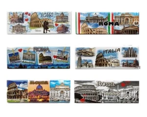 Calamita Magnete Frigo Souvenir Stampa Monumenti Roma Fridge Magnets Italy Rome - Foto 1 di 7