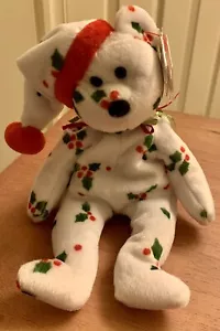 Vintage CHRISTMAS TY BEANIE BABY 1998 Holiday Teddy - Picture 1 of 6