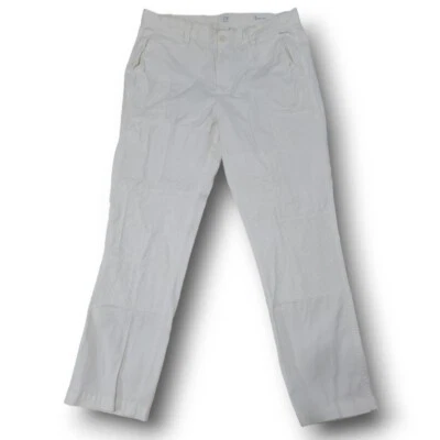 Gap Pants 10 Women's GAP Girlfriend Chino Pants Casual Embroidery Embroidered  - Image 1 of 4
