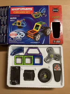 Magformers 20-Piece Funny Wheel Set Vehicle Set Line - Image 1 of 4