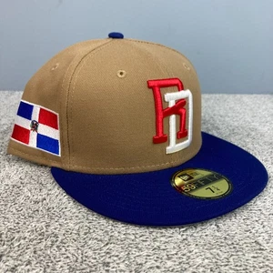 República Dominicana Nueva Era Gorra Ajustada Marrón Clásico Mundial de Béisbol CMB - Imagen 1 de 6