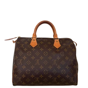 Louis Vuitton Speedy 30 Monogram Braun / akzeptabel - Picture 1 of 13