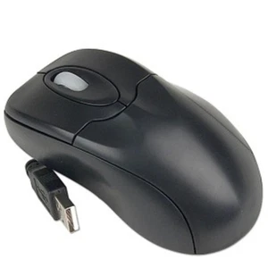 USB Optical Scroll 3 Button Mouse (Black) - Picture 1 of 1