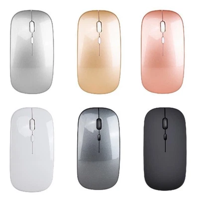 2.4G Silent Mouse Wireless Rechargeable Mouse Slim Mute Office Notebook Mice - Image 1 of 4