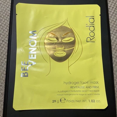 Rodial Bee Venom Hydrogel Face Mask 29g Revitalise & Firm Brand New - Image 1 of 2