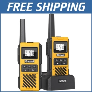Heavy-Duty Waterproof Two Way Radios - Long Range Communication, USB-C Charging - Picture 1 of 11