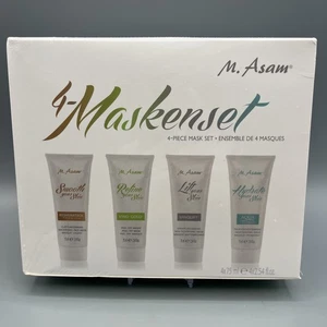 M. Asam Face Mask Set of 4 - Resveratrol, Vino Gold, Vinolift, Aqua Intense 75ml - Picture 1 of 6