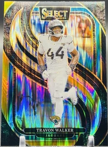 2024 Panini Select - Black & Gold Shock Prizm #197 Travon Walker - Picture 1 of 2