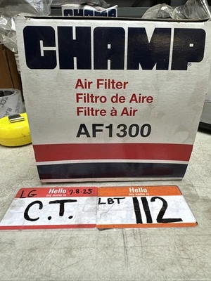 Filtro de aire Champ AF1300 para Chevy GMC C1500 C2500 K1500 K2500 Tahoe Yukon C3500 Foto 1 de 2
