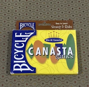 Vintage 2000 Bicycle Playing Cards Canasta Games Card Game Made In USA Brand New - Picture 1 of 2
