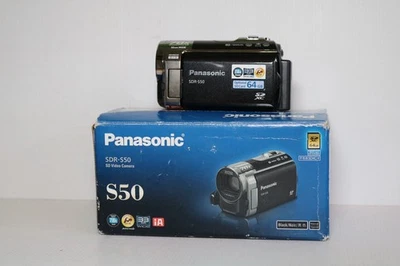 Panasonic SDR-S50 Digital Camcorder With Charger. Black - Image 1 of 4