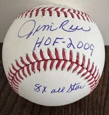 Béisbol autografiado por Jim Rice de los Medias Rojas de Boston con 3 inscripciones  Foto 1 de 4