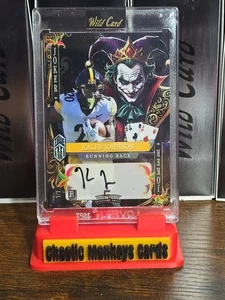 2025 Nationals Exclusive Wild Card Joker Wild Kaleb Johnson TRUE 1 OF 1 AUTO - Picture 1 of 3