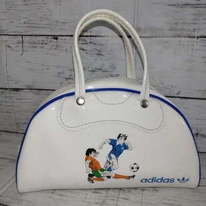Super Rare Adidas 1979 World Youth Illustration Mini Boston Bag White Used - Picture 1 of 11