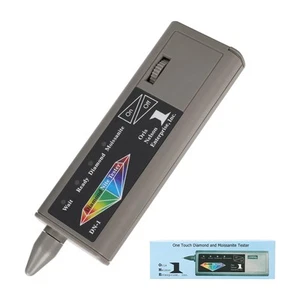 Penna Tester Diamanti e Moissanite 2 in 1, Rilevatore di Diamanti Veri Professionale M... - Foto 1 di 7