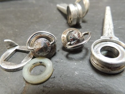 VG 1980's Campagnolo #1013 Nuovo Super Record Shift Levers Braze-on - Image 1 of 4