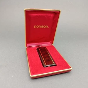 RONSON VARAFLAME ELECTRONIC POCKET LIGHTER EXCELLENT VINTAGE 80S NOS JAPAN - Picture 1 of 8