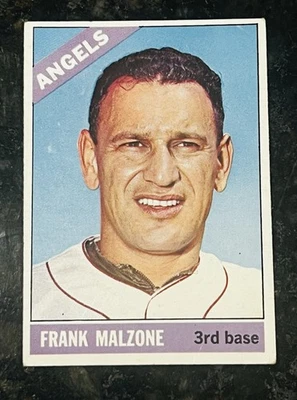 1966 年 Topps 棒球卡 #152 Frank Malzone EX — 第 1/2 张图片