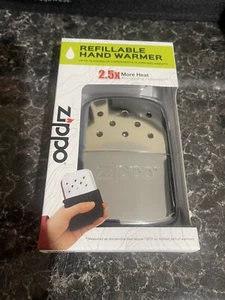 Genuine Zippo Chrome Hand Warmer 12hr Refillable Hand Warmer - Picture 1 of 1