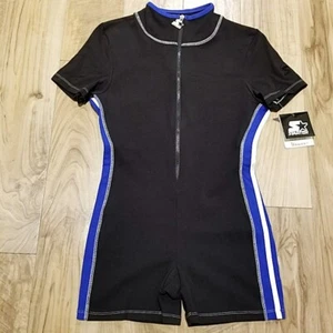 NOS Vintage STARTER Short Bodysuit Womens L 1 Piece Activewear Fitness Workout - Picture 1 of 12
