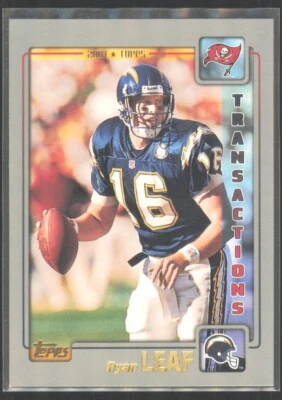 2001 Topps Ryan Leaf Tampa Bay Buccaneers #118 - Image 1 of 2