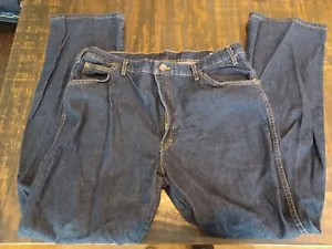 DICKIES - Men's 5-Pocket Regular Fit Denim Blue Jean - Size 40x34 EUC - Picture 1 of 7