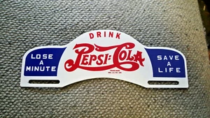Pepsi License Plate Topper - Picture 1 of 1
