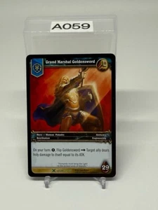 Grand Marshal Goldensword 1/268 World of Warcraft WOW TCG - Picture 1 of 2