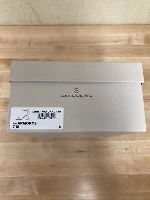 New Bandolino Women's Armory Heeled Sandal Nude Suede 7 - Image 1 of 4
