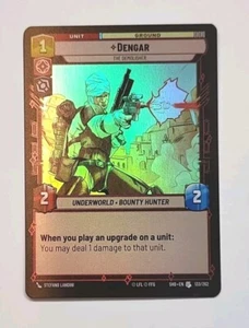 STAR WARS UNLIMITED SHD #133 DENGAR THE DEMOLISHER UNCOMMON UNIT FOIL PARALLEL - Picture 1 of 2