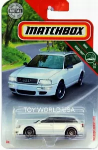 2018 Matchbox #20 MBX Road Trip '94 Audi Avant RS2 White - Picture 1 of 1