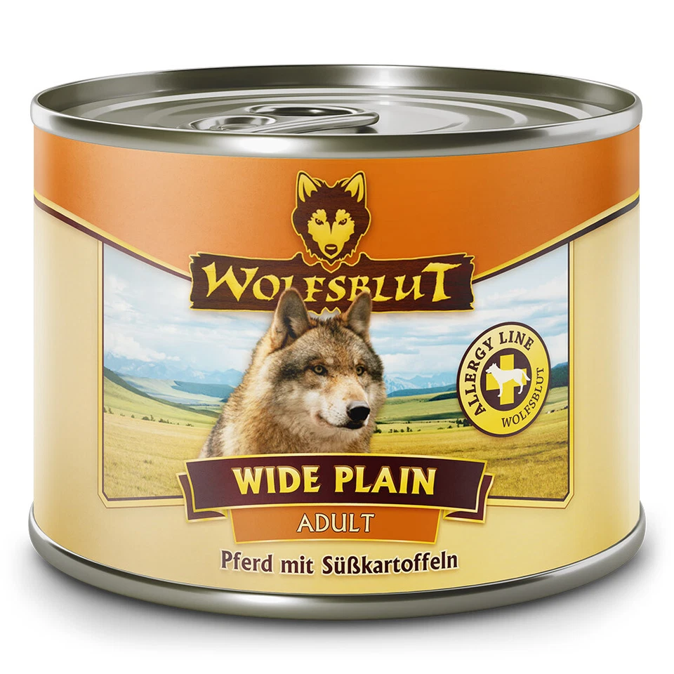 Wolfsblut - Adult - Wide Plain - Pferd mit Süßkartoffeln - 12 x 200 g - Bild 1 von 1