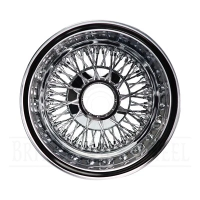 Rueda de alambre Lowrider cromada de encaje cruzado 14x7 Rev 72 | Única | 2ª CALIDAD Foto 1 de 4