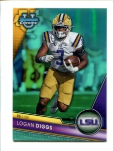Bowman University 2023 cromo refractor acuático #161 - Logan Diggs /299 🏈 - Imagen 1 de 2