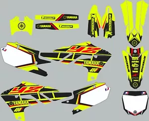 Vibrant Highlighter YAMAHA GRAPHICS YZ 450F YZ450F 2018 2019 - Picture 1 of 1