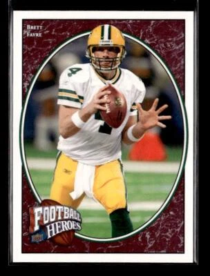 2008 Upper Deck Heroes #6 Brett Favre Green Bay Packers - Image 1 of 2