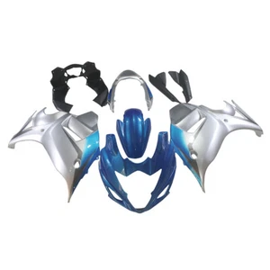 Blue Silver Fairing Kit For Suzuki GSX650F Katana 2008 - 2013 Plastic Body Kit - Picture 1 of 8