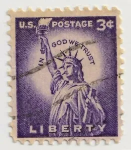 1954-1973 USA - Liberty, Liberty Issue - 3 Cent Stamp - Picture 1 of 2