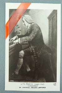 Carte postale de Jean-Sébastien Bach 1685-1750, compositeur Allemand. - Imagen 1 de 2