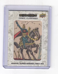 2024 UD Marvel Beginnings Comic Clippings Card #CC-MSH15 Ltd #9/50 - Bild 1 von 2