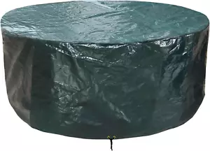PATIO plus Furniture Covers Round, Outdoor Patio Table Cover Waterproof,Windproo - Picture 1 of 12