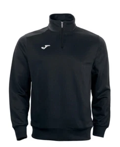 Joma Faraon Sweatshirt 1/2 Zip Extra Large XL Black Sport Gym Leisure - Picture 1 of 3