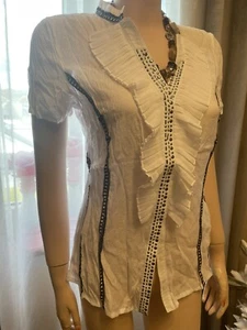 Traumhaft Biba Bluse  Modern Natives  White Neu Gr.40 - Bild 1 von 6