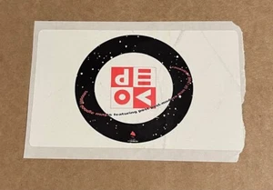 Devo - Smooth Noodle Maps ULTRA RARE promo sticker '90 - Picture 1 of 2