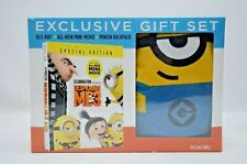 Despicable Me 3 Exclusive Gift Set Blu-Ray DVD and Minion Backpack New with Tags