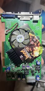 EVGA GeForce 6600 GT AGP 128MB 128-bit GDDR3 DVI VGA DOOM3 retro xp tested - Picture 1 of 8