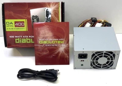diablotek DA Series 400 Watt ATX Power Supply - Image 1 of 4