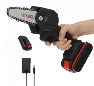 Motosega Portatile a Batterie Ricaricabili Mini Sega Elettrica 24V - Foto 1 di 8